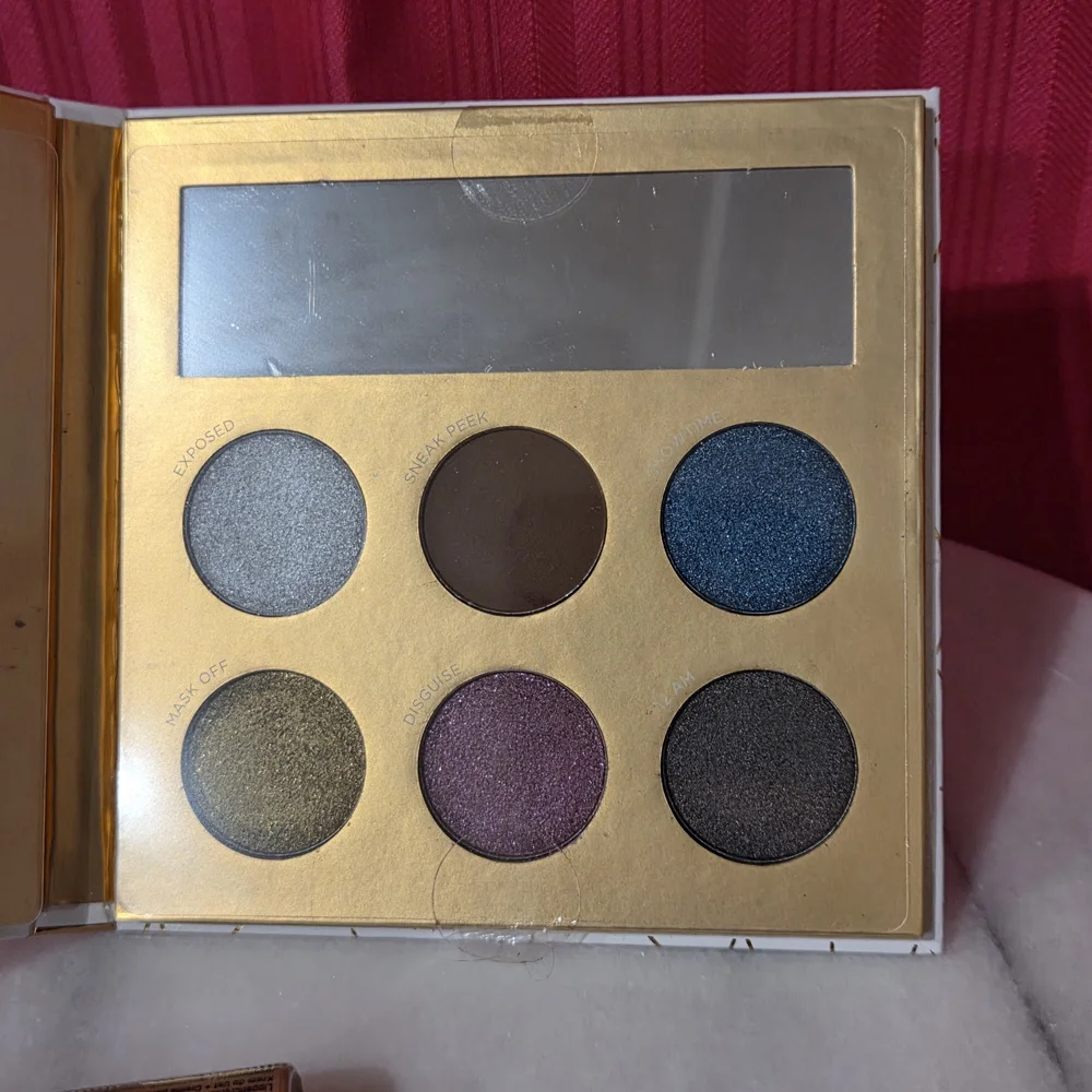 Midnight Masquerade Palette with OFRA Eyeshadows And NYX Lip Cream